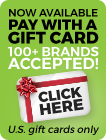 Accept Gift Cards as Payments